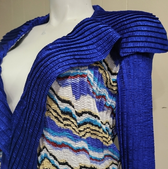 Jerry T Aztec Print Cardigan Women's Sz XL Lightwe - Picture 4 of 10